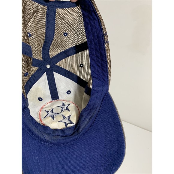 Tennessee Tristar Distressed Trucker Adjustable Strap Back Baseball Hat Cap - Picture 11 of 12